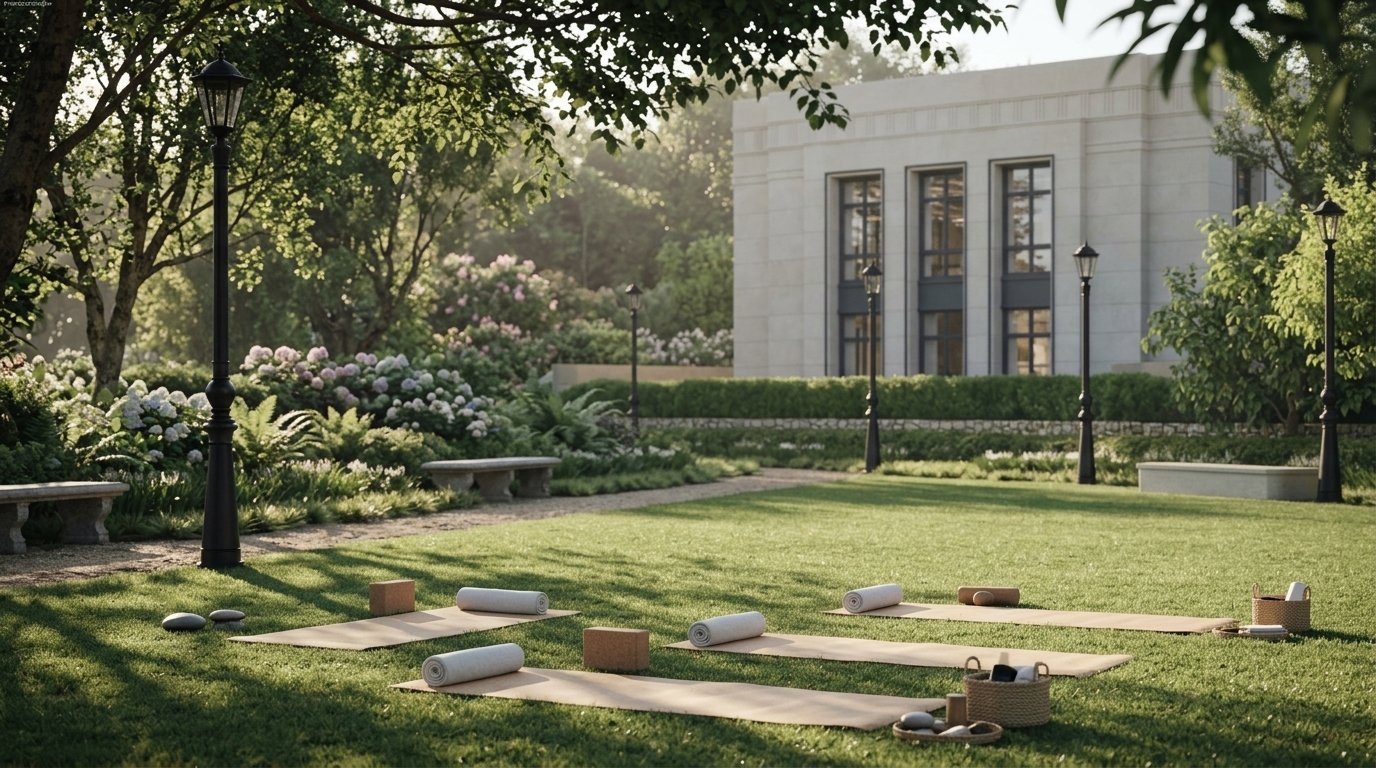 Project 59 On-Site Wellness & Yoga Lawn